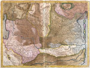 Verona, Vicenza and Padua, Italy (engraving)