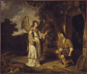 The Angel of the Lord Visits Gideon by Gerbrand van den Eeckout