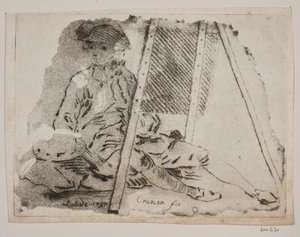 A Painter (Juel) at His Easel