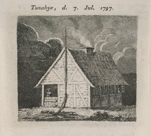 House with Lightning Rod by Gerhard Ludvig Lahde