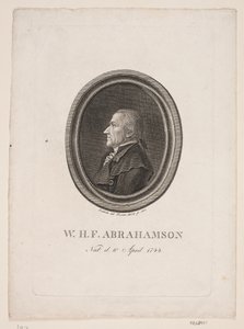 W.H.F. Abrahamson by Gerhard Ludvig Lahde