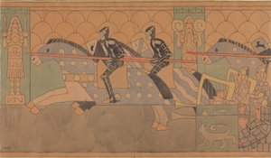 Folklore Drawing by Gerhard Munthe