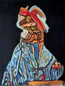Olive Eyed Dog Shaman, 2022 by Gerhardt Isringhaus