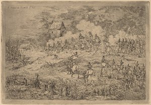 Charge of the Cavalry by Gerhardus Emaus de Micault