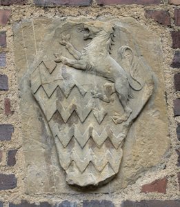 Coat of Arms of the Rucellai Family, c.1450-80 by Geri da workshop of Settignano