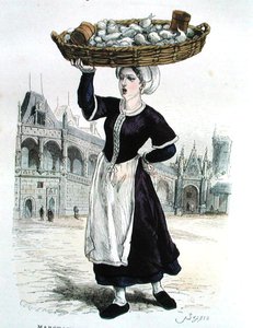 Vegetable Seller in the Sixteenth Century