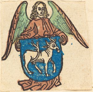 Bookplate of Hilprand Brandenburg of Bibrach by German 15th Century