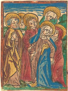Madonna Overcome by German 15th Century