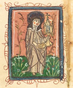 Saint Clare of Assisi by German 15th Century