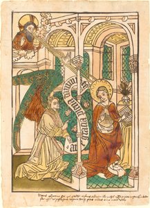 The Annunciation by German 15th Century