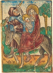 The Flight into Egypt by German 15th Century