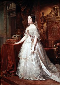 Portrait of the Queen of Spain Isabelle de Bourbon II