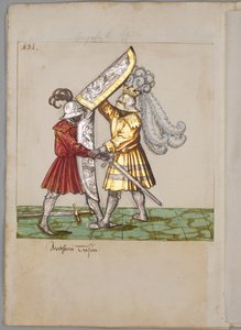 Illustration from The Tournament Book of Emperor Maximilian I, 1512-1515