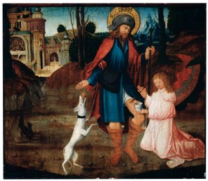 The Healing of Saint Roch, late 15th century by German Master