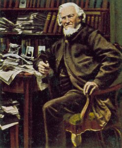 Hoffmann von Fallersleben, German poet by German Photographer