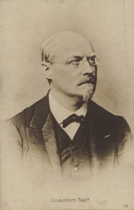 Portrait of Joachim Raff by German Photographer