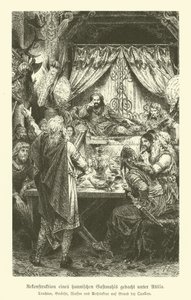 A Hun Feast of the Time of Attila