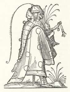 A character from the book Les Songes drolatiques de Pantagruel (The Comical Dreams of Pantagruel) by Richard Breton by German School