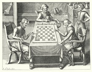 A game of chess by German School