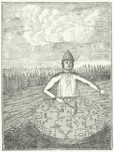A shaman of the Sami culture in Lapland by German School