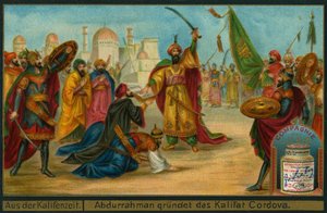 Abd-ar-Rahman III proclaims himself Caliph of Cordoba, Liebig Card