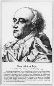 Adam Friedrich Oeser (engraving) by German School