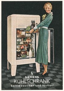 Advertisement for Siemens Fridges