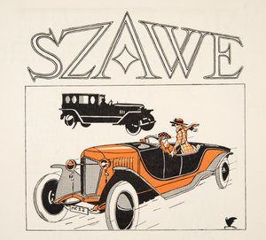 Advertisement for Szawe, from Styl, published 1922 by German School