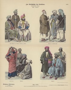 Afghan Costumes by German School