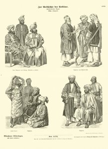 Afghan Costumes, 19th Century by German School