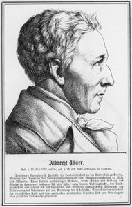 Albrecht Thaer (engraving) by German School