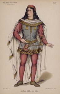 Alfonso VIII, the Noble, from Die Judin von Toledo (The Jewess of Toledo) by Franz Grillparzer by German School