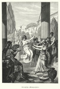 Ancient Greek girls at play