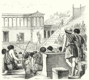 Ancient Greek Theatre (engraving)