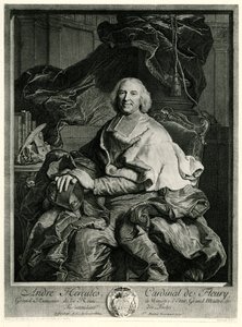 Andreas Herkules Cardinal von Fleury by German School