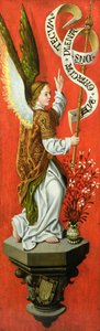 Angel Holding a Banner