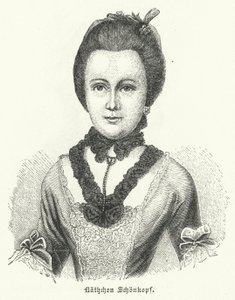 Anna Katharina Schoenkopf (1746-1810), Inspiration for German Author Johann Wolfgang Goethe