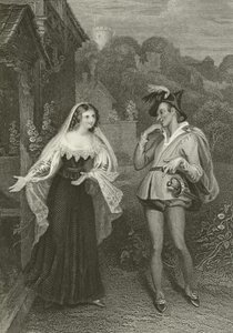 Anne Page and Slender by German School
