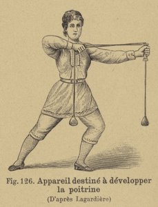 Apparatus to develop the muscles of the chest