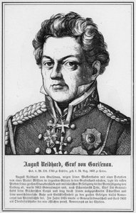 August Neidhardt, Count of Gneisenau (engraving)