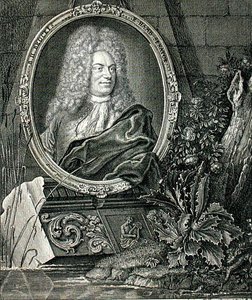 Barthold Heinrich Brockes (1680-1747) engraved by Wolffgang by German School