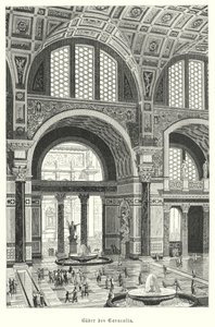 Baths of Caracalla, Rome by German School