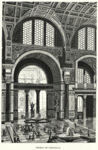 Baths of Caracalla, Rome by German School