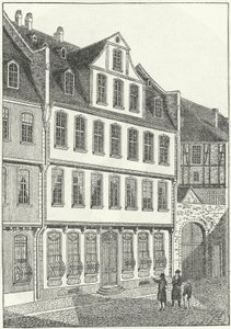 Birthplace of German writer and statesman, Johann Wolfgang von Goethe, Frankfurt, Germany by German School