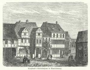 Birthplace of the poet Friedrich Gottlieb Klopstock, Quedlinburg, Germany by German School