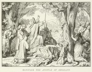 Boniface the Apostle of Germany by German School