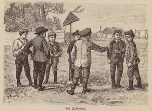 Boys Playing the Jacobin Cap Game