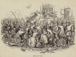 Bread Riots at Stettin, Germany 24th April 1847