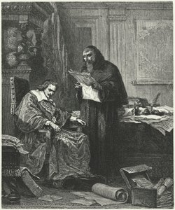 Cardinal Richelieu and his confidant and agent Pere Joseph
