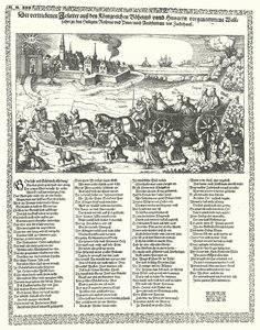 Cartoon Depicting Jesuits Driven Out of Bohemia and Hungary in 1620 at the Start of the Thirty Years War